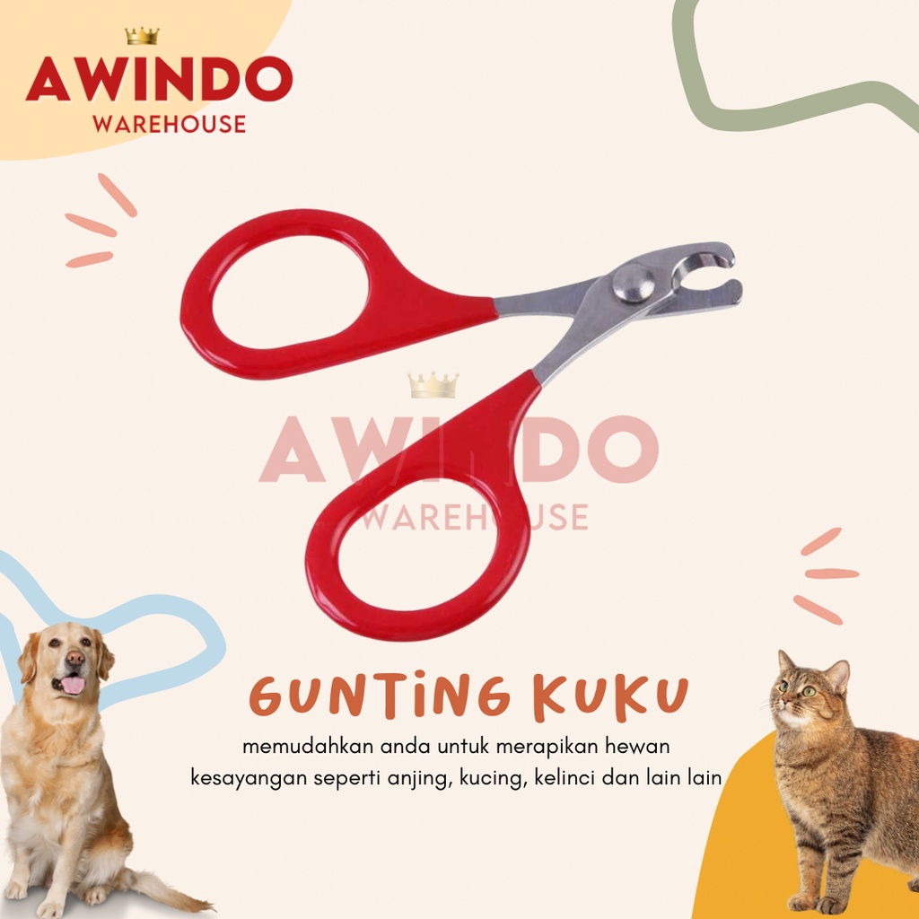 GUNTING KUKU KUCING MOTIF 2 - Gunting Kuku Kucing Anjing Kelinci Binatang Pet Nail Trimmer