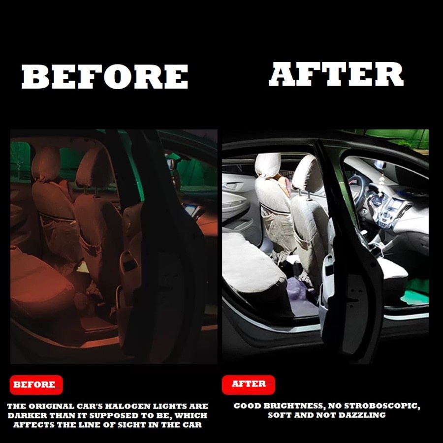 Lampu LED T10 GEL JELLY Sein Senja Mundur Lampu plat Tahan Panas