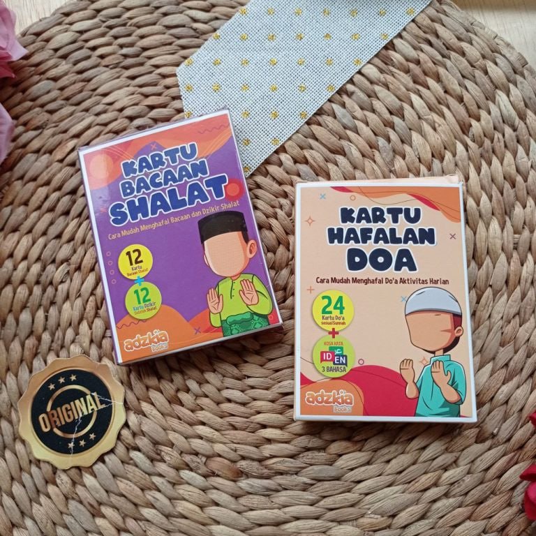 

KARTU BACAAN SHALAT DAN HAFALAN DOA - Mainan Edukasi Anak Islami