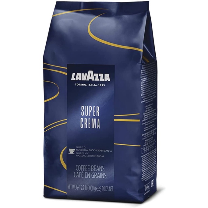 Lavazza Coffee Beans Super Crema 1kg - kopi
