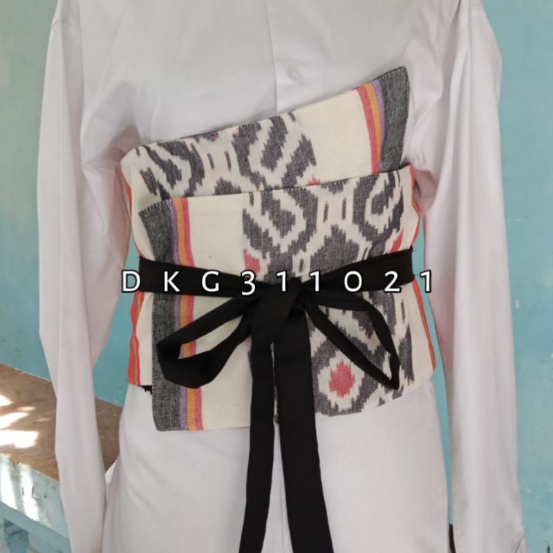 [Ready Stok] Obi Belt Tenun Troso, Ikat Pinggang Tenun Troso Asli