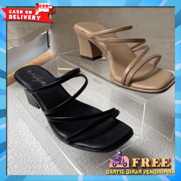 Sepatu High Heels Wanita 5 Cm Murah Kekinian Terbaru / Hils Wanita Import Murah Terbaru High Heels L