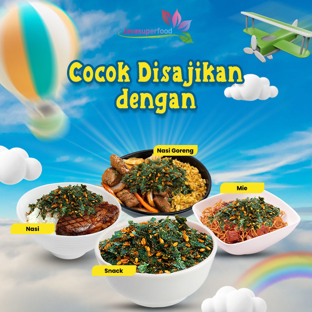 Nori Tabur Rumput Laut Panggang - Rasa Pedas- 60g