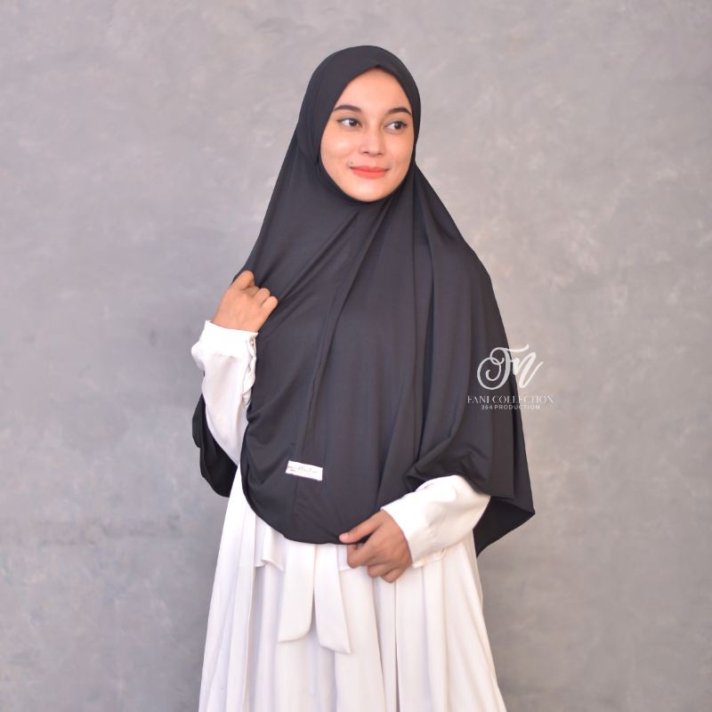Aisyah Jilbab Dagu/Jilbab Dagu Jersey/Dagu Jumbo Malay/Oleh-oleh Umroh dan Haji/Kerudung Malaysia