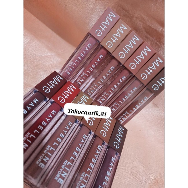 [ ECER ] MAYBELINE MATTE LIPCREAM