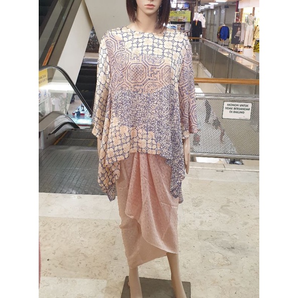 NONA SET ABAYA BLOUSE BATIK VISCOSE/BLOUSE WANITA/KEBAYA PESTA