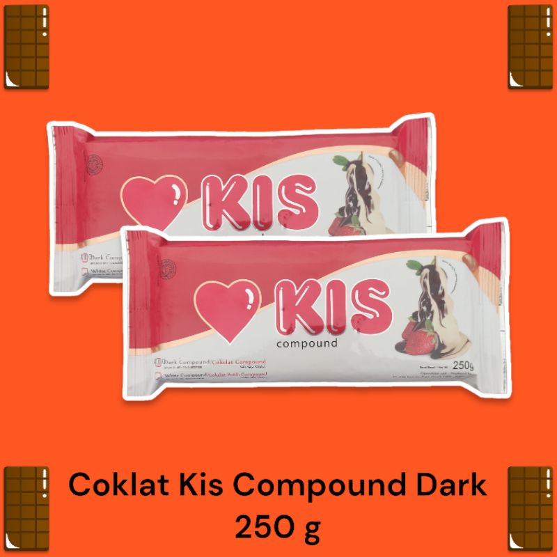 

Coklat Kis Compound Dark 250 gram / Coklat Batang, murah berkualitas