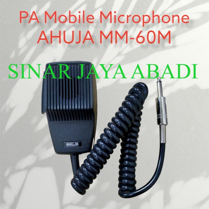 PA MOBILE MICROPHONE AHUJA MM-60M MIC PA MICROPHONE PA