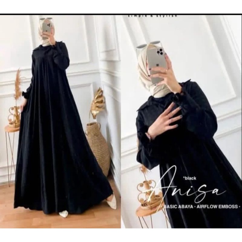 GAMIS ANISA CRINKLE AIRFLOW/ DRESS CRINCLE AIRFLOW / GAMIS WANITA