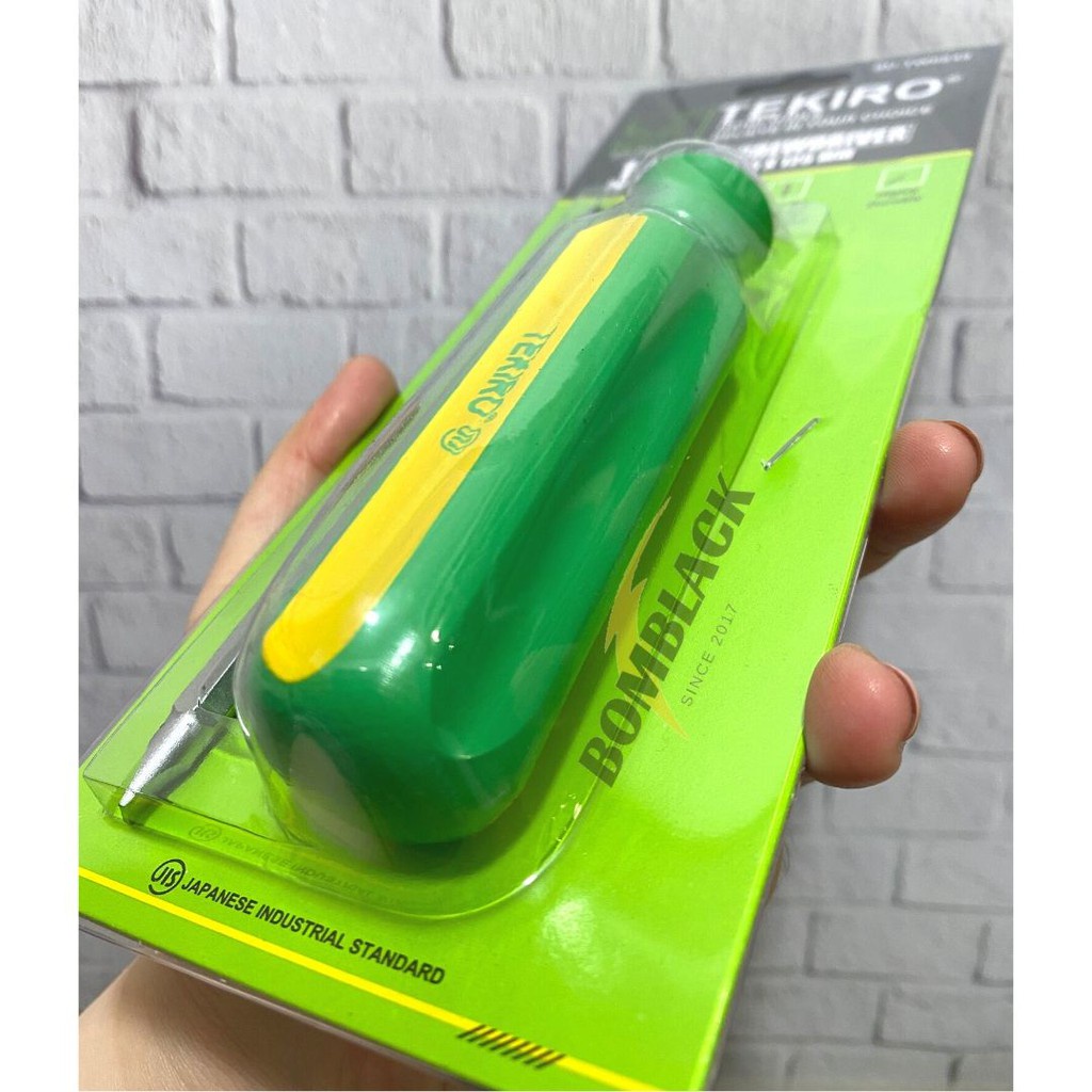 Obeng Bolak Balik TEKIRO Plus Minus 2 Arah 6x125mm Two Way Screwdriver