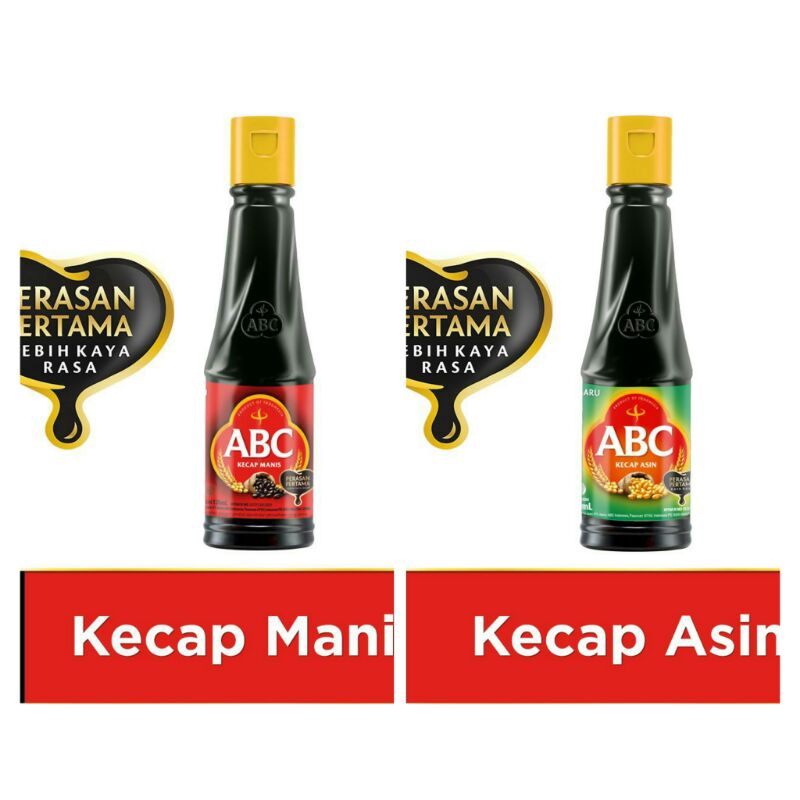 

ABC Kecap Manis dan Kecap Asin 135ML+133ML