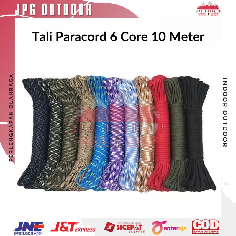 Tali Paracord Tali Prusik Tali Flysheet Tenda Camping Multifungsi Outdoor Adventure