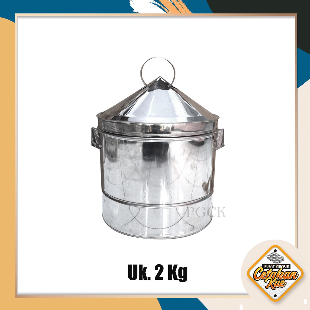 PGCK Soblukan Kukus Ukuran 2kg Stainless / Dandang Kukusan Nasi