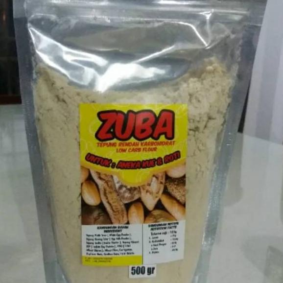 

➳ ZUBA CAKE Tepung Untuk Cake Rendah Karbo 500 gr ☎