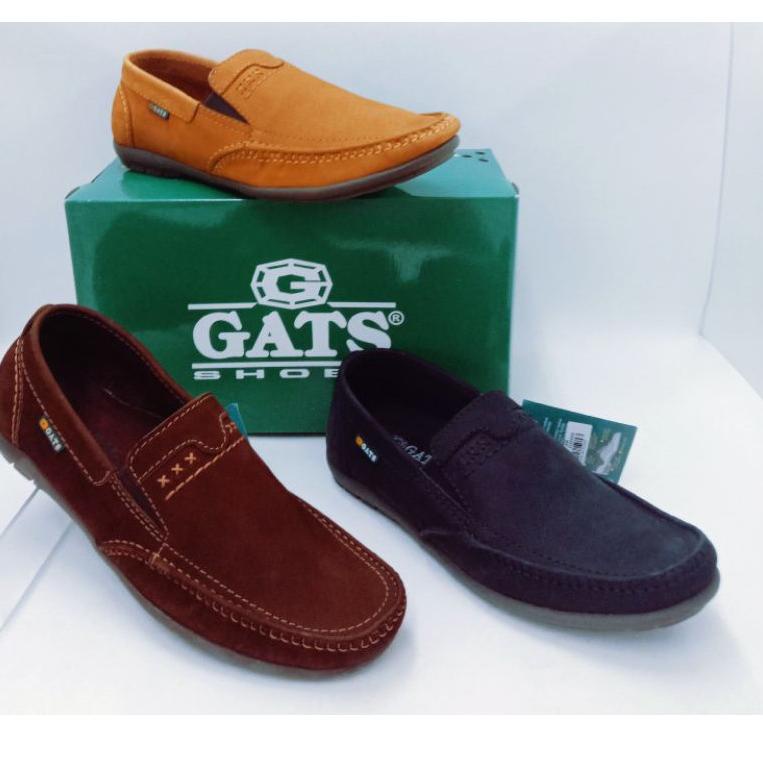 berkualitas Sepatu kulit casual pria GATS HK 0002 original belkang