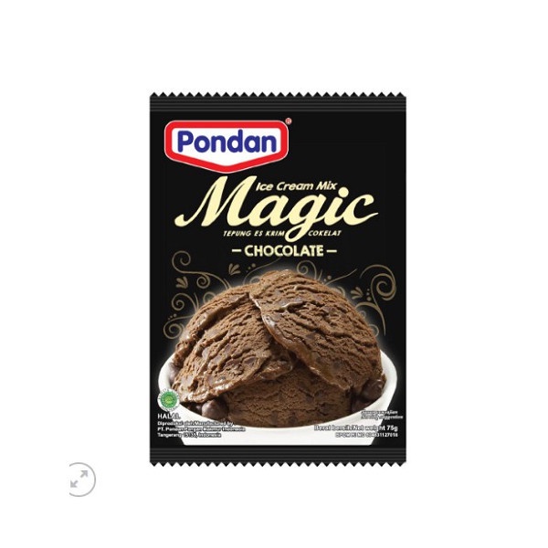 

Pondan Magic Tepung Ice Cream Mix 75gr