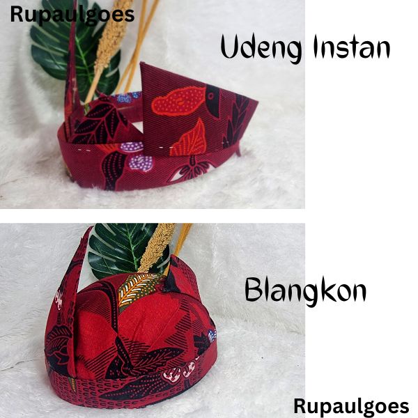 COD - udeng cak surabaya, udeng cak madura, blangkon jawatimur, udeng instan madura, udeng sakera, o