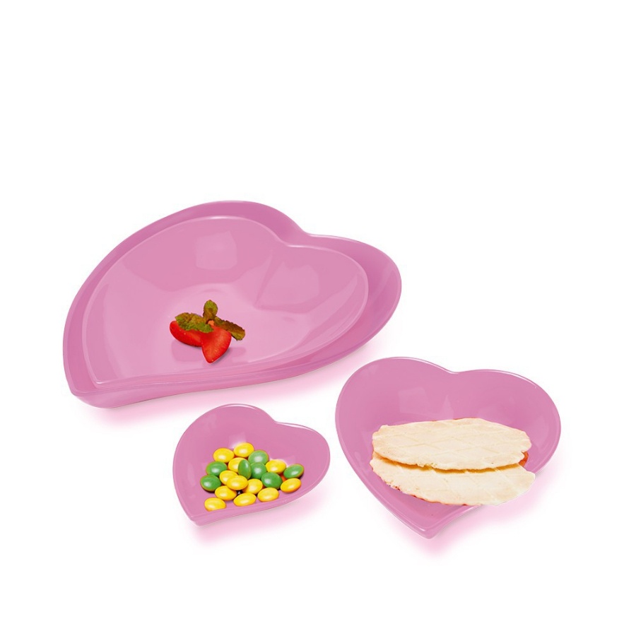 PIRING MANGKUK LOVE PINK MERK SOPHIE MARTIN PARIS