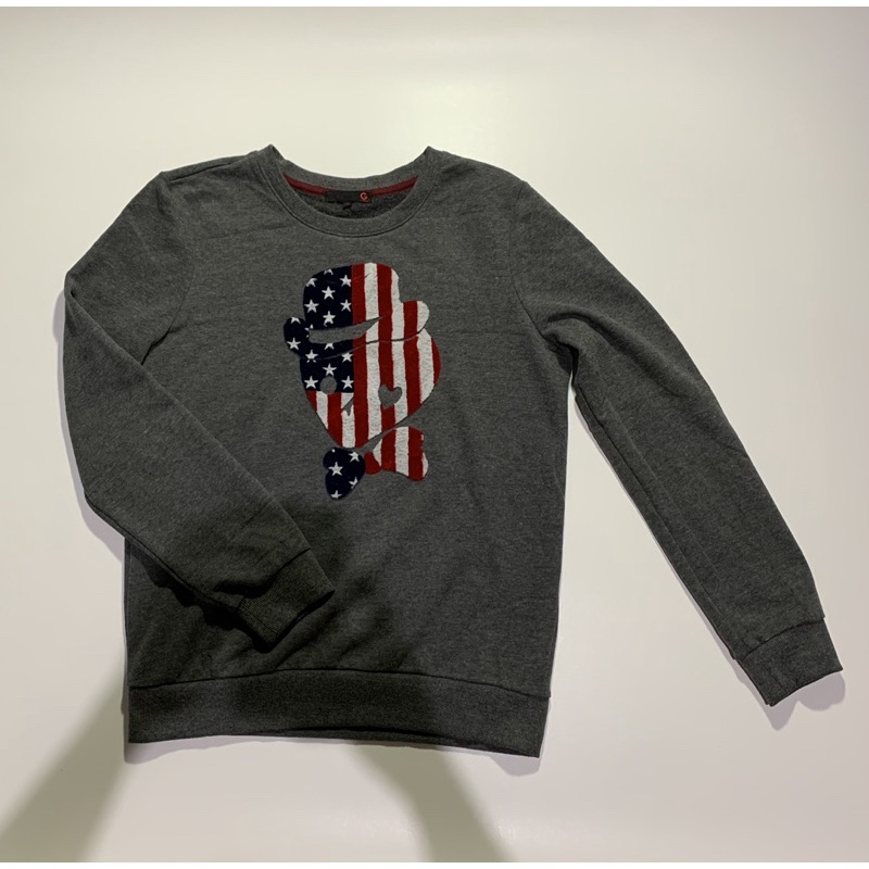 G by GUESS women's three dimensional patch brushed crewneck Size M - original - second