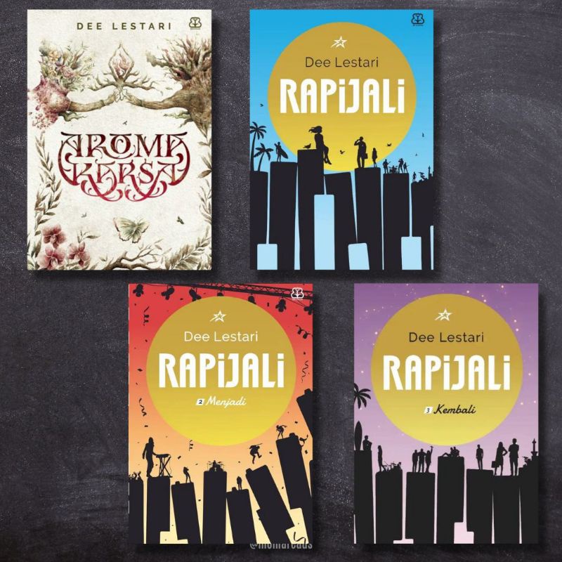 Aroma Karsa Rapijali 123 Dewi Dee Lestari Original