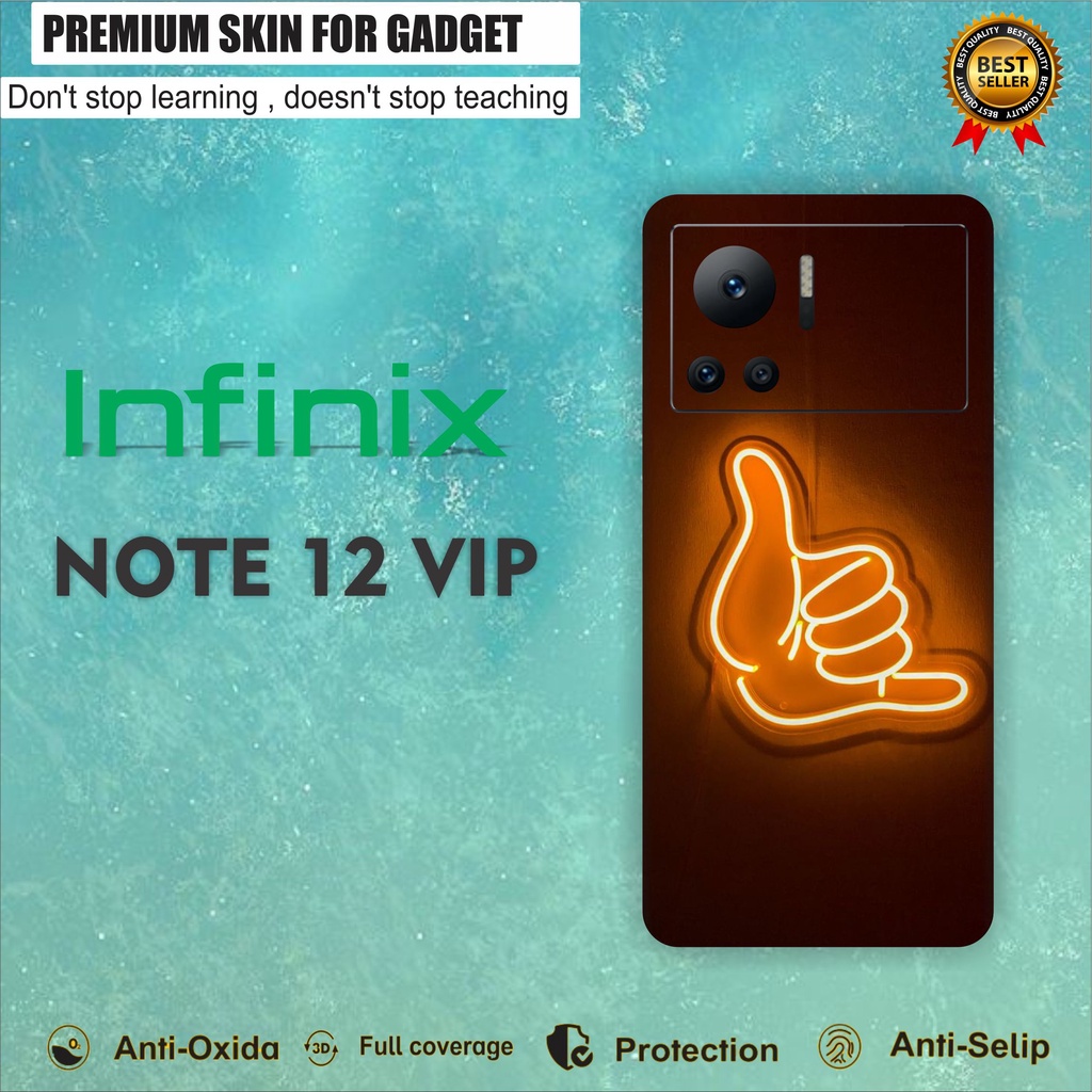 GARSKIN HANDPHONE INFINIX NOTE 12 VIP  (BELI 1 DAPAT 2)