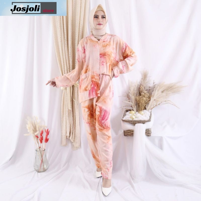 JOSJOLI_STORE/Piyama PP Nisa/Piyama Rayon Wanita Jumbo XXL/Pakaian Tidur Wanita Dewasa