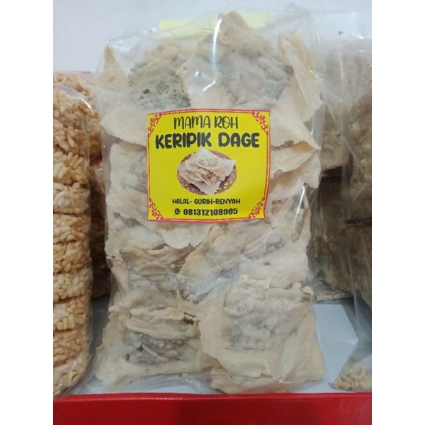 

Nycyta Home Keripik Dage Kripik Dages 200Gr Khas Banyumas Harga Terjangkau Free Gift Min Belanja 50K