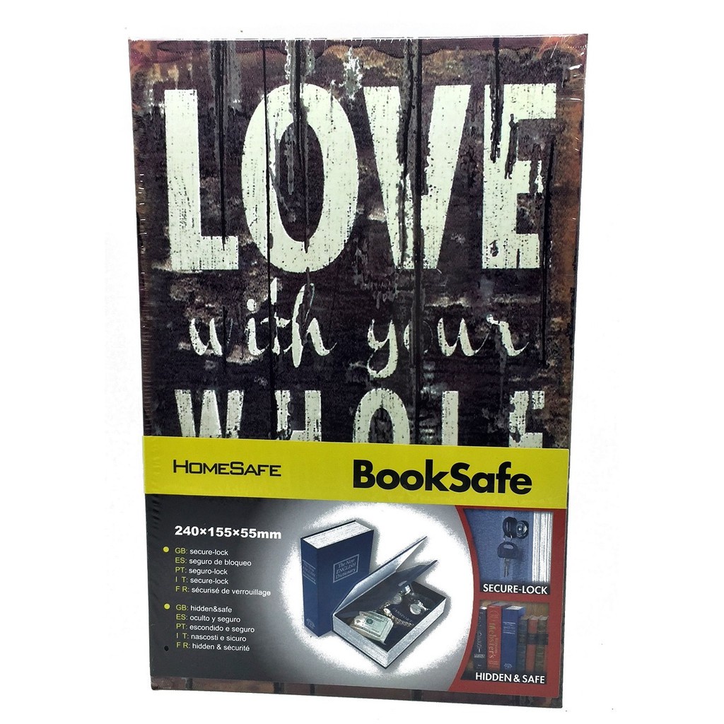 Book Safety Box Bentuk Buku - Medium