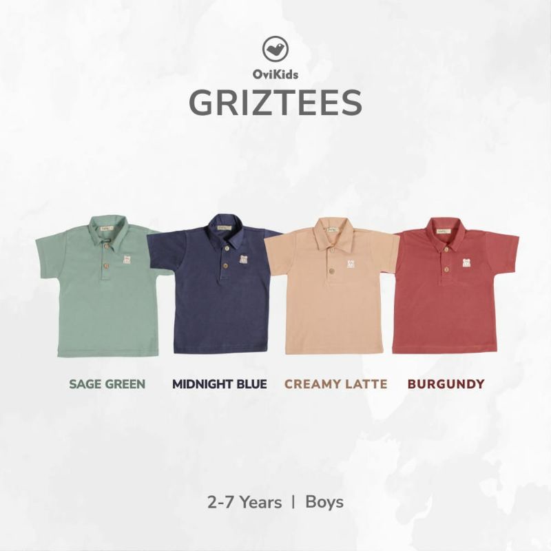 OVIKIDS GRIZTEES- Kaos polo anak laki laki (2-6/7) thn