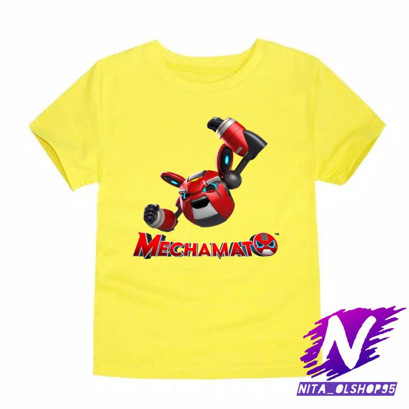 BAJU KAOS ANAK MECHAMATO MECHABOT