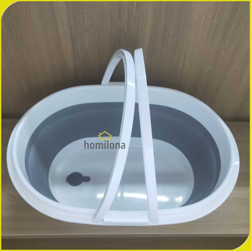 LAZEWING Baskom Ember Lipat Laundry Water Bucket Foldable - BPS244