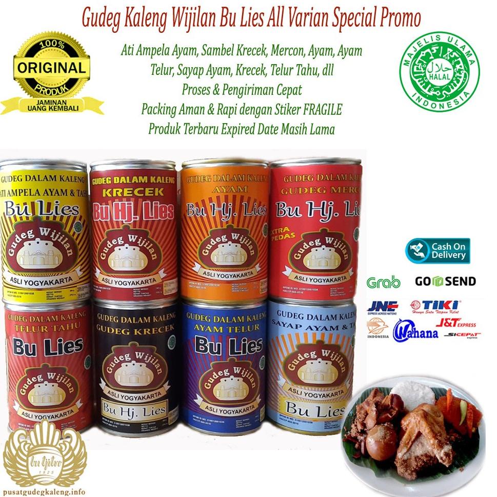 

9.9 SALE Gudeg Kaleng Wijilan Bu Lies All Varian Khas Jogja Special Promo