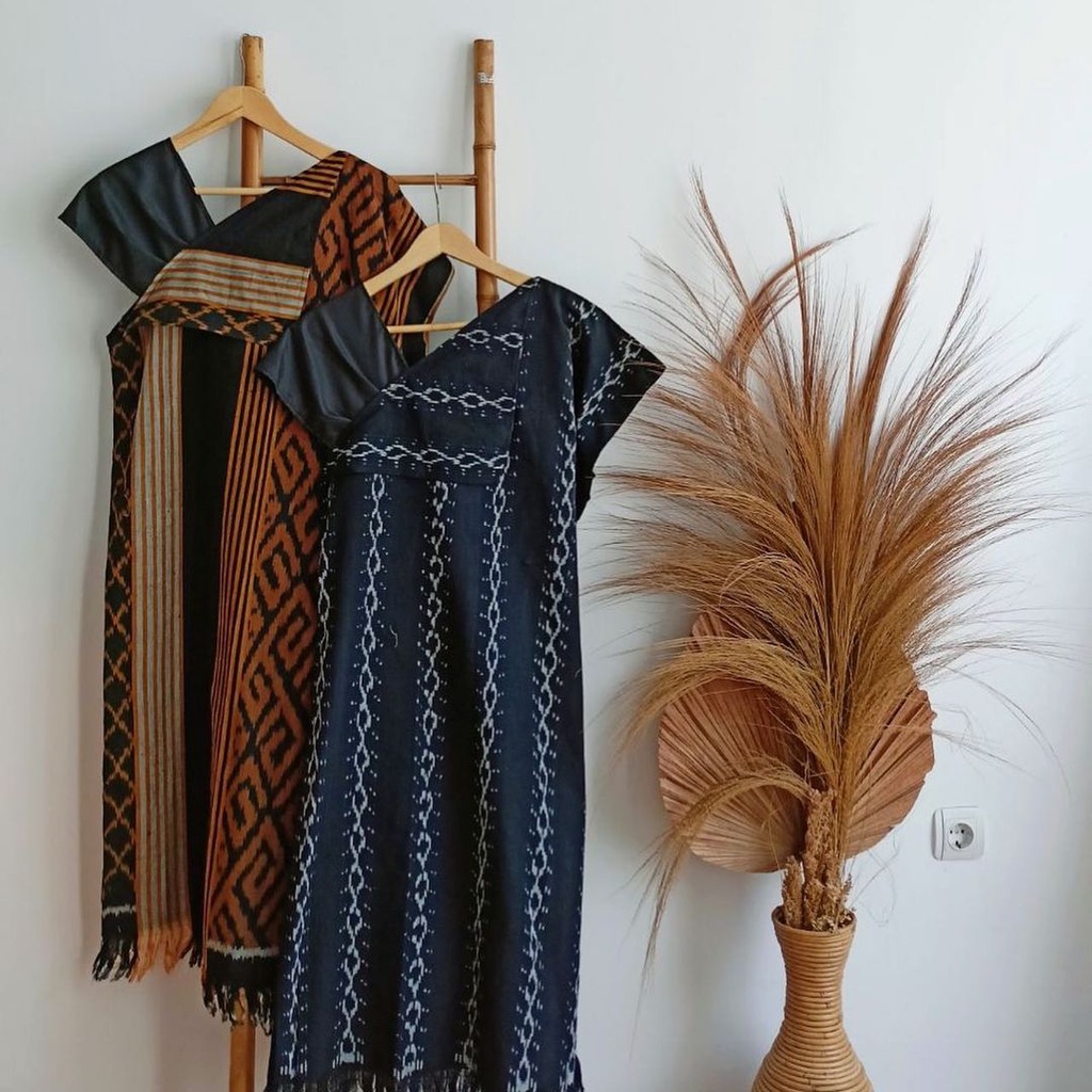 baju tenun - dress tenun jepara - dress tenun terbaru - dress tenun midi - dress tenun troso - dress