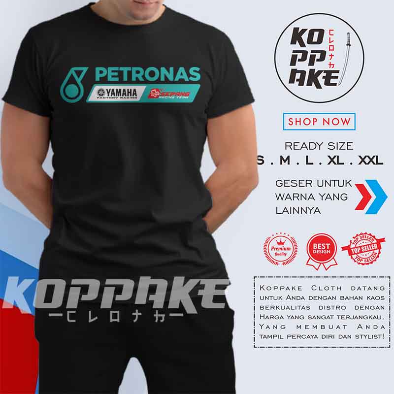 Kaos PETRONAS YAMAHA SEPANG RACING TEAM Baju Distro