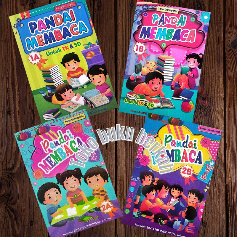 buku pandai membaca 1a, 1b, 2a, 2b (16x24cm)