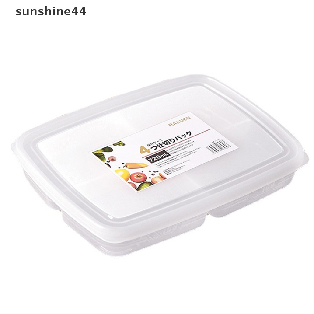 Sunshine Kulkas Daging Beku Kotak Penyimpanan Empat Kompartemen Food-grade Freezer Box.