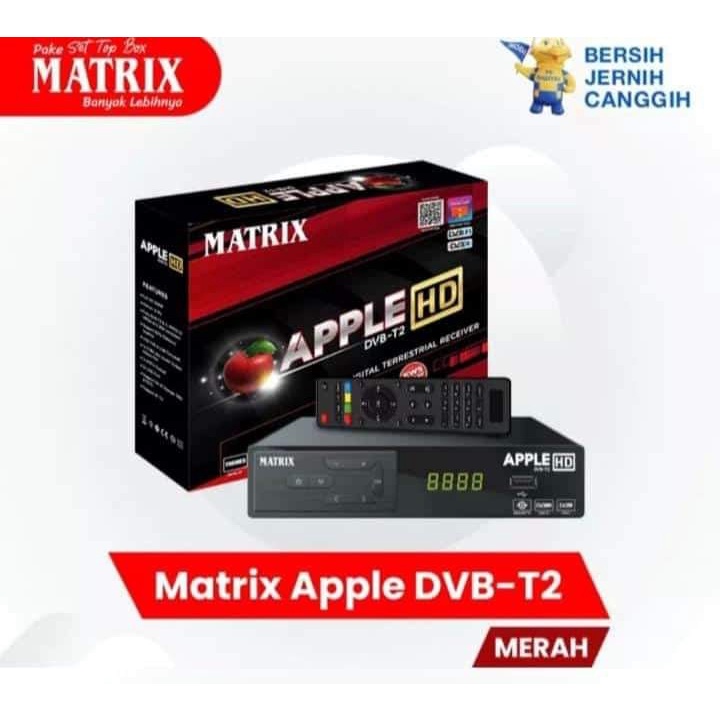 SET TOP BOX STB DVB-T2 MATRIX GARUDA MATRIX APPLE HD YOUTUBE MECCAST STB