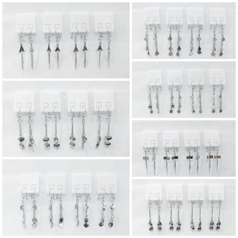 10pasang Anting Pentul Juntai Monel Hook Grosir