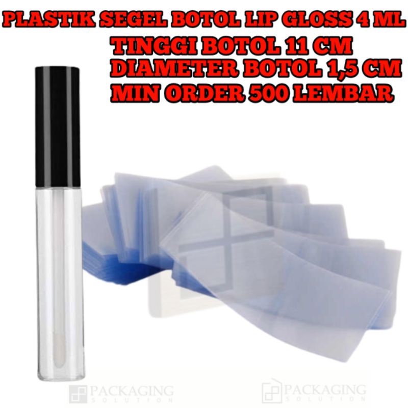 

plastik segel botol Lip gloss 4 ml min 500 lembar