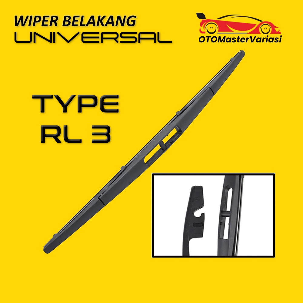 Wiper Belakang Honda CRV Tahun 2007-2011 Rear Wiper Blade 14 inch Type Rock Lock 3