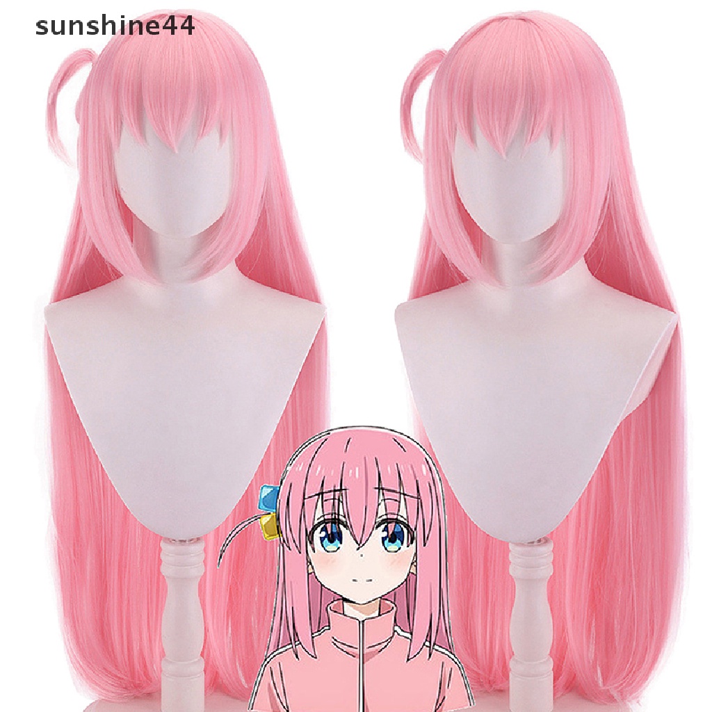 Wig Cosplay Gotou Hitori Cosplay Sunshine Anime Bocchi The Rock Panjang 70cm.