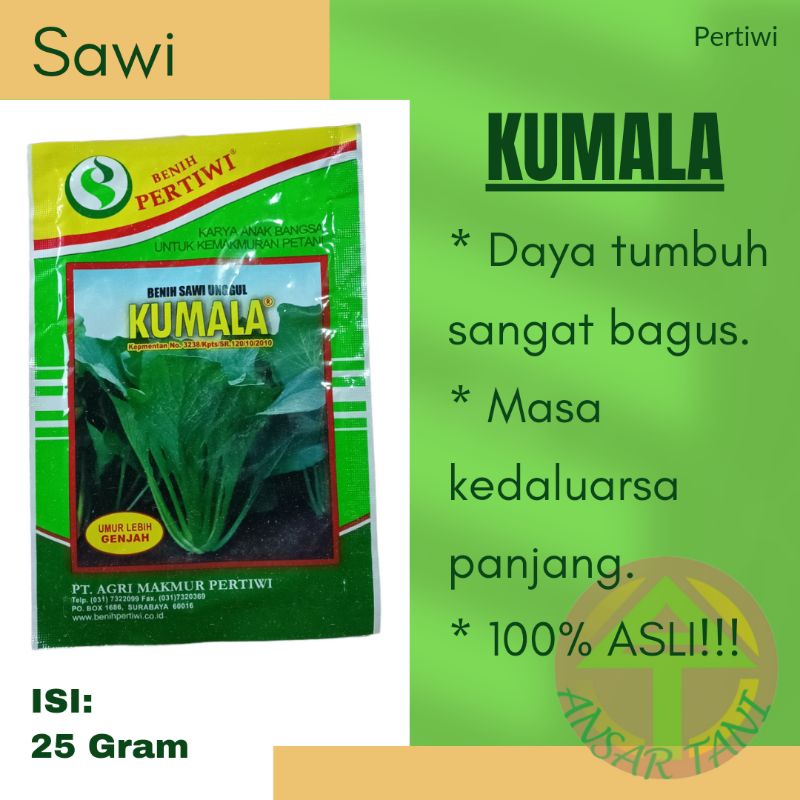 KUMALA, bibit sawi unggul kumala 25 gr