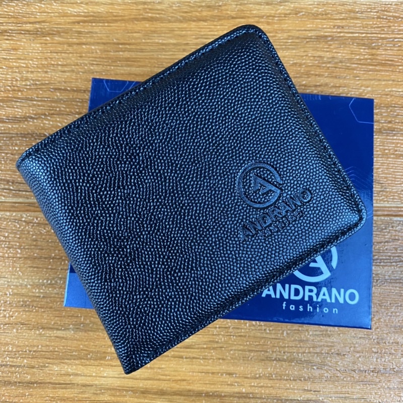 ANDRANO - DOMPET PRIA KULIT PU KOIN DALAM PORI