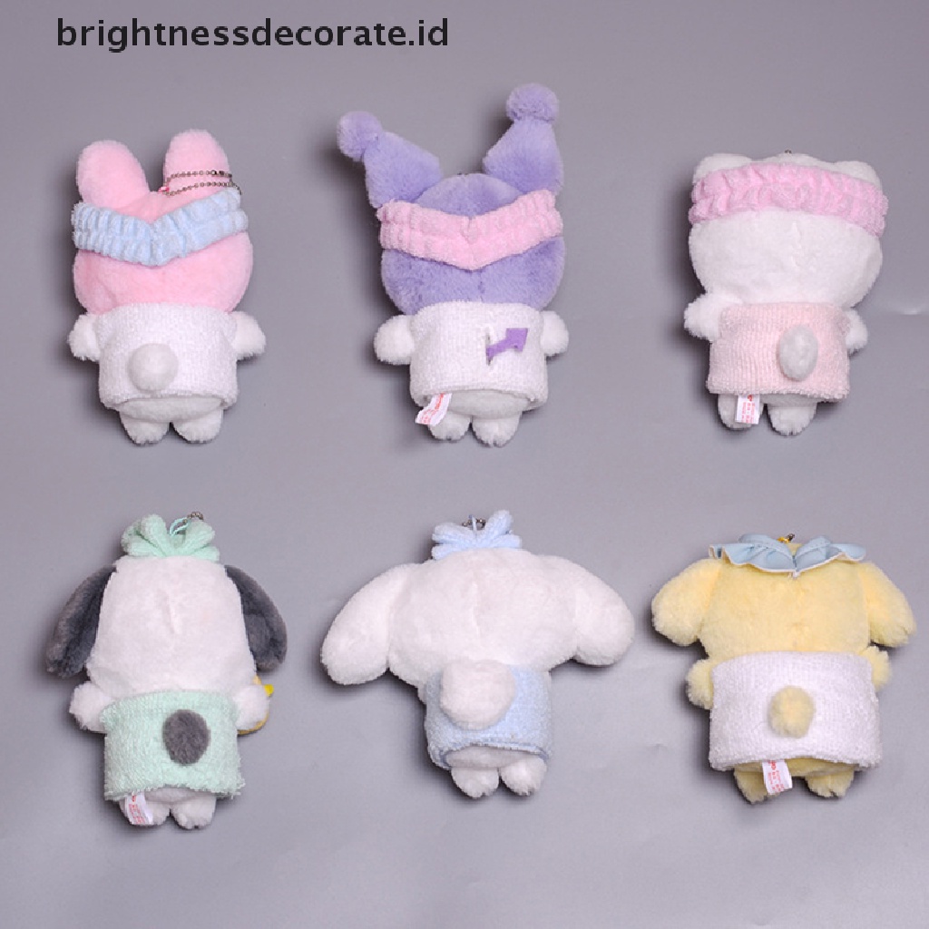 [Birth] 10-20 cm Boneka Kawaii Lucu Sanrio Mainan Mewah My Melody Kitty Cat Cinnamonroll Stuff [ID]