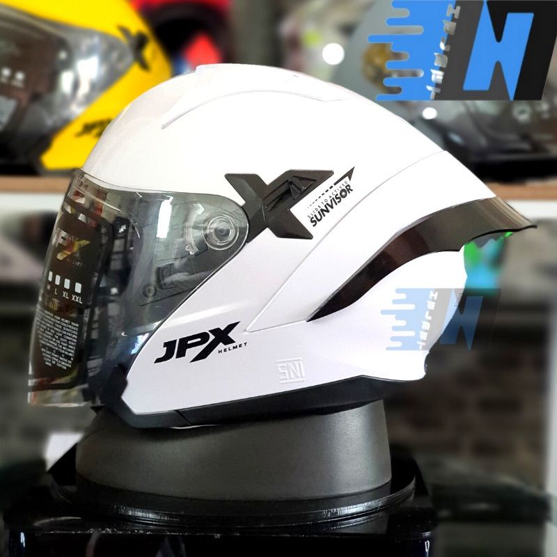 Helm JPX Nova Half Face Solid Original SNI

