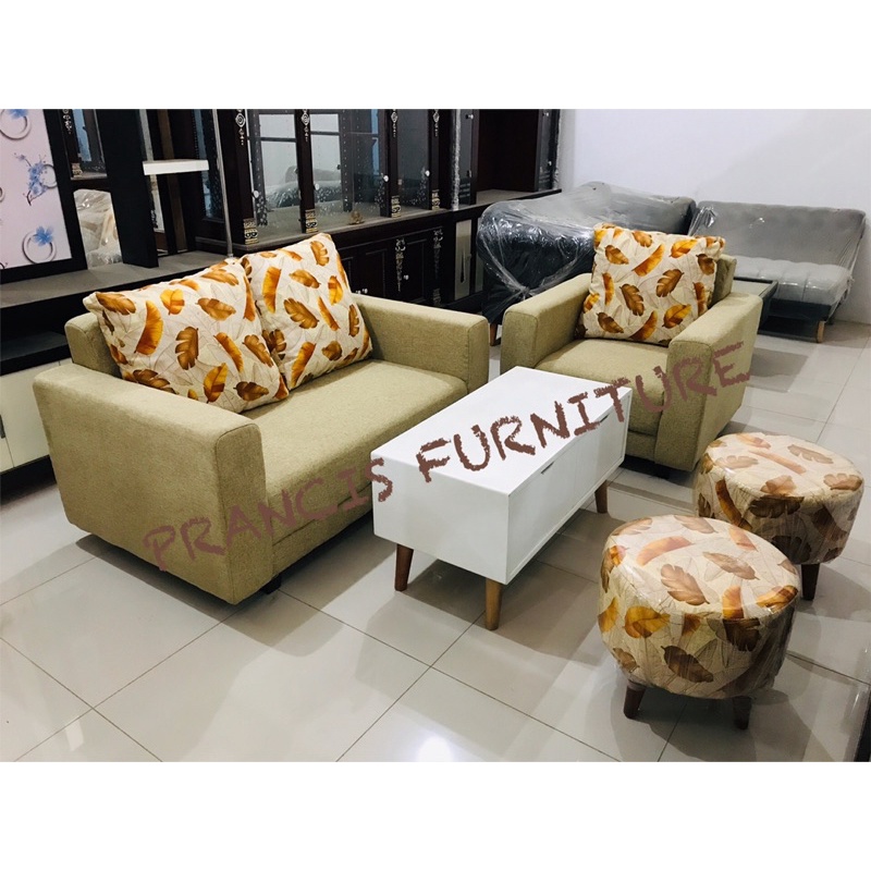 SOFA RUANG TAMU SOFA MINIMALIS MODERN SOFA 2 + 1 + PUK