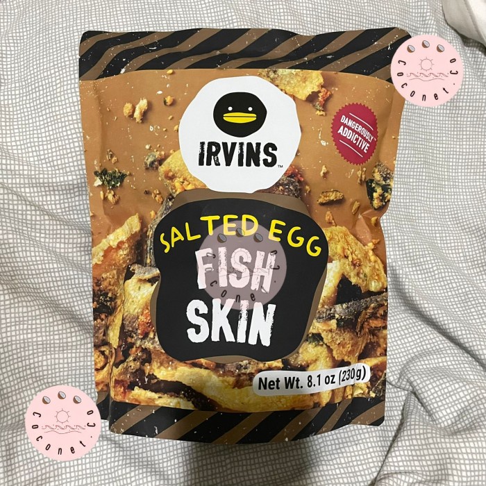 Jual Irvins BIG Salted Egg Fish Skin 230gr | Shopee Indonesia