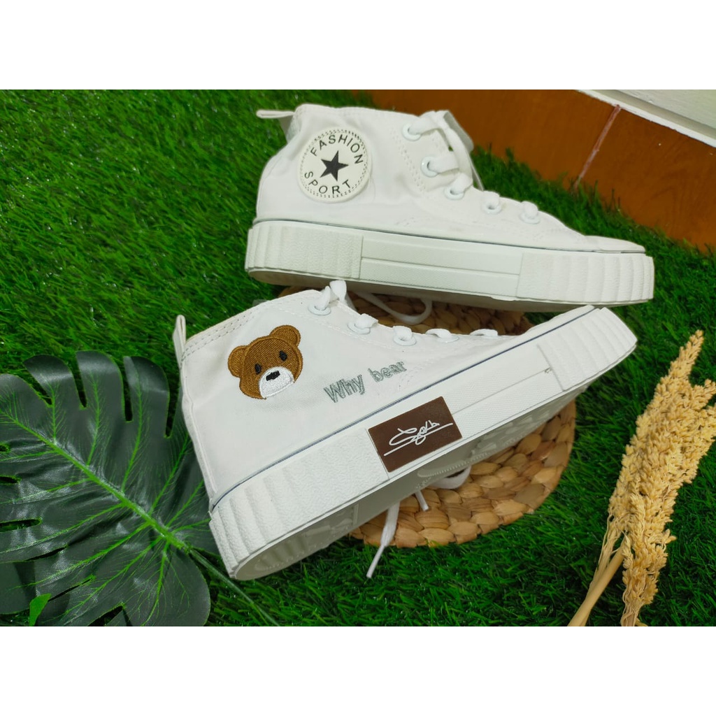 Sepatu Sneakers Wanita Kanvas Why Bear Import