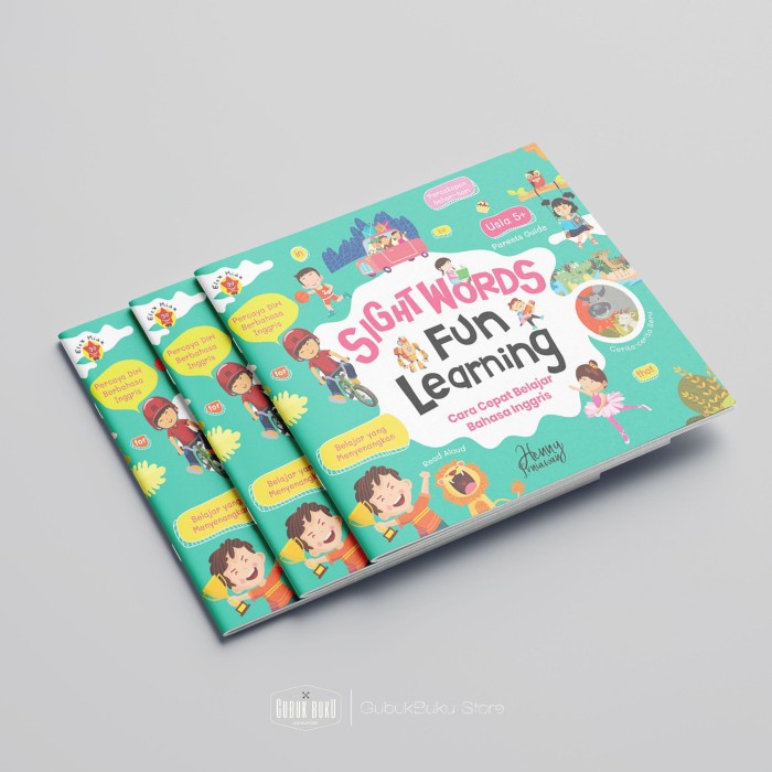 

BUKU ANAK : SIGHT WORD FUN LEARNING CARA CEPAT BELAJAR BAHASA INGGRIS