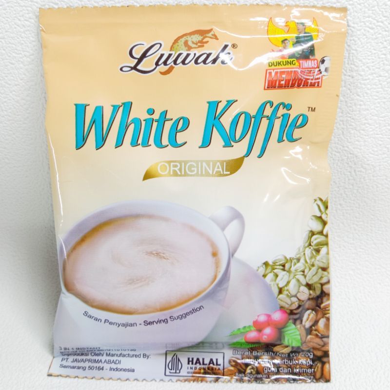 

Kopi luak white koffie renteng isi 10x20g